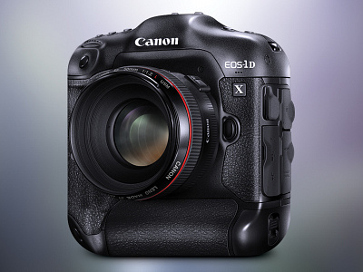 EOS-1D X app button camera canon design eos icon ios iphone leather lens mobile photoshop slr texture