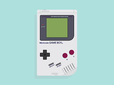 Game Boy gameboy vector
