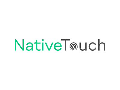 Native Touch brand finger logo native print technology