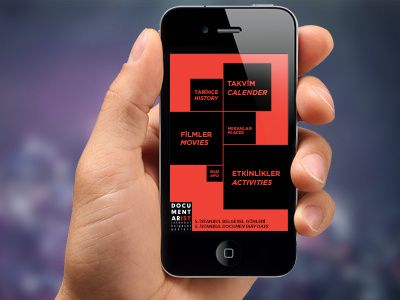 Documentarist App app documnetation festival film iphone istanbul ui ux