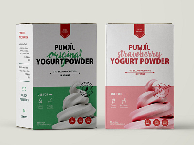 Yogurt Powder Package Design