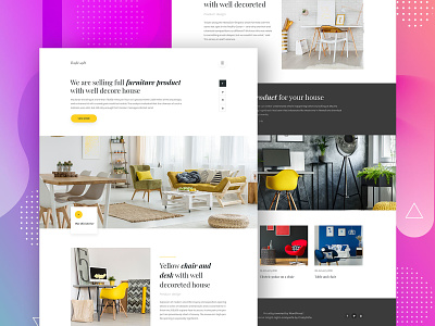 Furniture Collection website clean color design e-commerce furniture furniture design furshop product shop store ui ux website