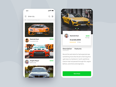 Car booking app