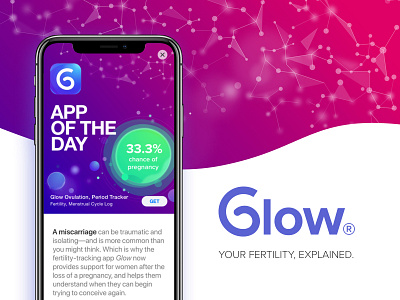 App of the day: Glow app app store fertility glow ovulation ui
