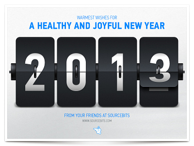 Happy New Year 2013! (+PSD) happy new year new year