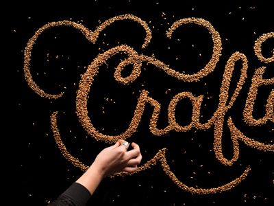 AAF Cincinnati Addys 2014- Crafted 2 14 beer crafted food food type food typography hand lettering illustration lettering type typography wheat
