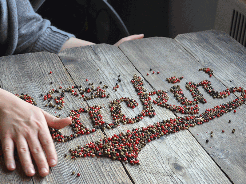 Crackin' Wipe GIF animation crackin food food type food typography gif hand lettering illustration lettering pepper type typography