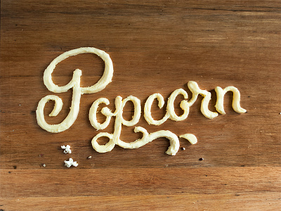 ADC Free Desktop & iPhone Wallpaper butter downloads food lettering food type food typography free freebie hand crafted lettering popcorn type typography