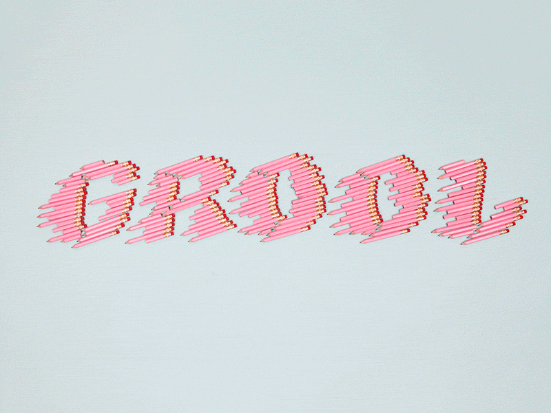 Mean Trills Grool GIF dimensional type grool handlettering lettering mean girls mean girls day pink type typography