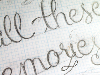 The Fountain (style 1, progress) hand lettering lettering type typography