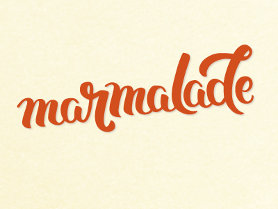 logo (ver 1) hand lettering illustration lettering logo marmalade type