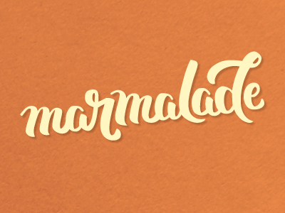 Logo (ver 2) hand lettering illustration lettering logo marmalade type