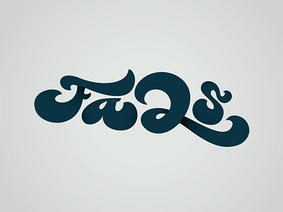 faq (progress 2) design faq hand lettering illustration lettering promotion retro typography vintage