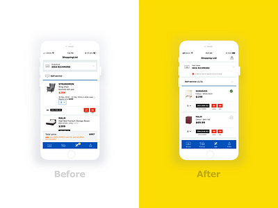 IKEA Store App Redesign ikea product design redesign ui design ux design