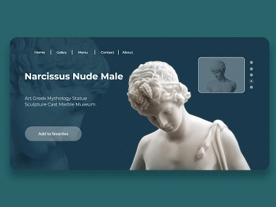 Greek mythology branding graphic design ui