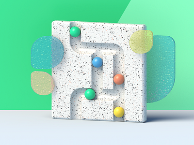 3d abstract for Ophelos 3d illustration