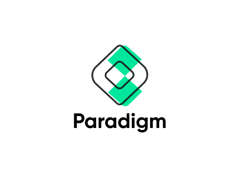 Paradigm Logo Gif 1 2d animation brand and identity branding gif icon identity logo logo animation logotype motion motion design symbol typography