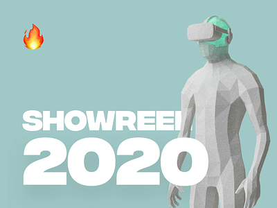 SHOWREEL 2020 🔥 animation app blue dashboard design homepage landing showreel ui ux webdesign