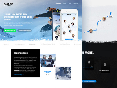 Go Snow landing page