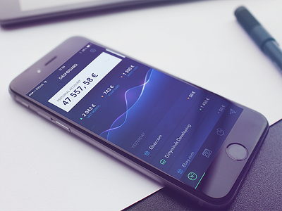 Banking app concept