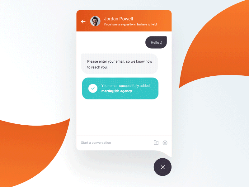 ConvertFox chat plugin app bot chat chatting dashboard message messaging messenger ui ux web widget