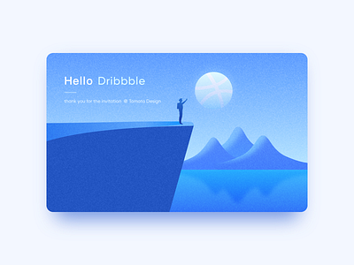 Hello Dribbble ui 插图 设计