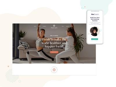 Yoga Coaching - MaxCoach | Online Coaching & Course WP Theme coaching creative design education education website minimal modern online course psd ui ux webdesign wordpress yoga