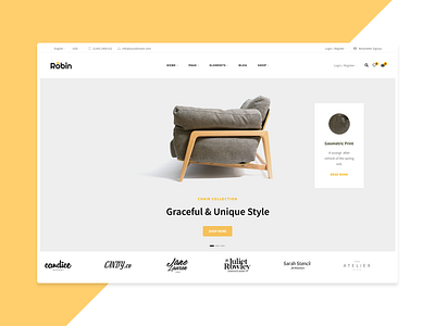 Robin | Furniture Shop WooCommerce WordPress Theme