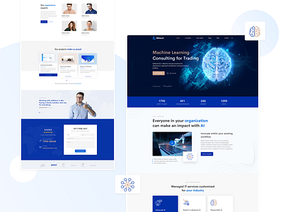 Machine Learning - Mitech | Technology WP Theme's New Homepage business creative design minimal modern professional software technology theme themeforest ui ux webdesign website website design wordpress