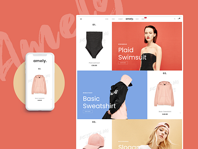 Amely Homepage - Classy Fashion eCommerce WordPress Theme accessories business creative design e commerce fashion minimal modern online store theme themeforest ui ux webdesign website website design wordpress