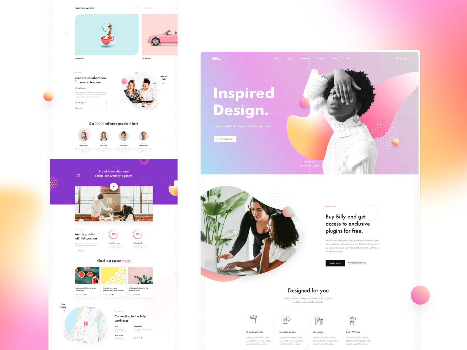 Homepage Digital Incentives - Billey | Creative WP Theme by Insights on ...