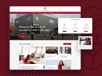 UniCamp | Professional University & College WordPress Theme business college creative design education education website lms modern school ui university ux webdesign website wordpress