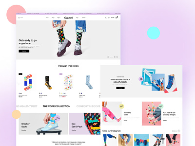 Homepage Socks - Minimog Shopify Theme accessories business creative design dropshipping ecommerce fashion minimal modern online store pod sales shopify store theme ui ux webdesign website