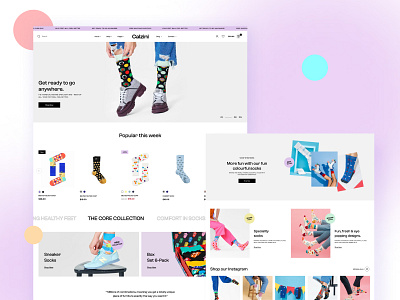 Homepage Socks - Minimog Shopify Theme