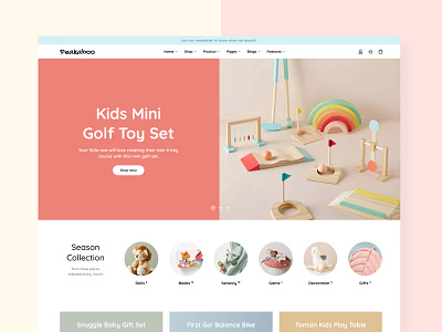 Demo Toys - Minimog Shopify Theme creative design dropshipping ecommerce fashion minimal modern online store pod shopify theme ui ux webdesign website