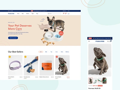 Demo Pet Accessories | Ecomm WooCommerce Wordpress Theme branding creative design graphic design illustration modern pet petaccessories petstore theme ui ux webdesign wordpress