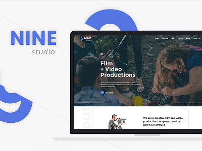 9Studio film maker modern psd wordpress