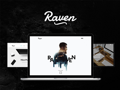 Raven minimal multipurpose psd wordpress