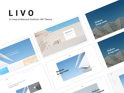 Livo minimal multipurpose psd wordpress