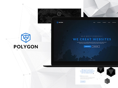 Polygon minimal multipurpose psd wordpress