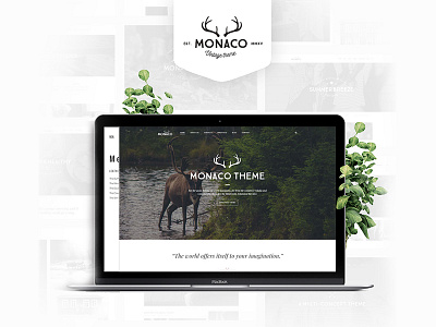 Monaco minimal multipurpose psd wordpress