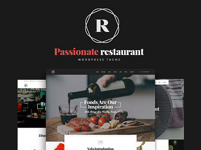 Restaurant modern psd restaurant wordpress