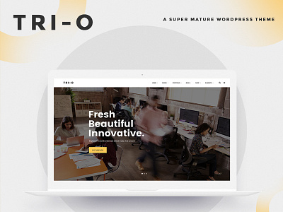 Trio minimal multipurpose psd wordpress