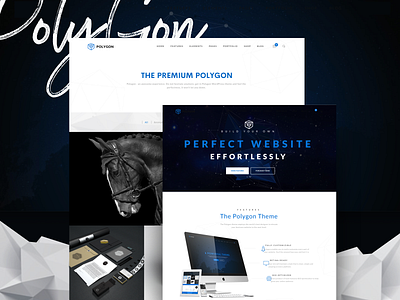 Polygon - Business Corporation Agency WP Theme agency business company corporation creative minimal modern multipurpose portfolio professional project psd ui ux webdesign wordpress