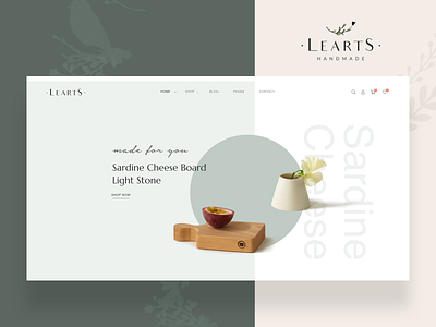 LeArts | WooCommerce WP Theme - Homepage 1 art creative design elegant handmade minimal modern multipurpose online shop portfolio psd ui ux webdesign woocommerce theme wordpress