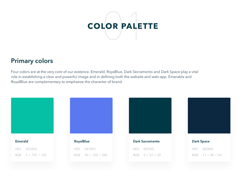 Style Guideline by Jack Huang on Dribbble