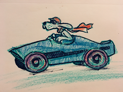 Go dog go! drawings hand drawn racecar