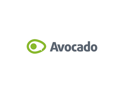 Avocado Logo avocado chat green message text