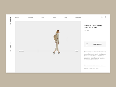 This is paper ecommerce shop store ui ux design web