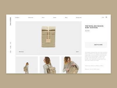 Product page design product page shop store ui ux design web